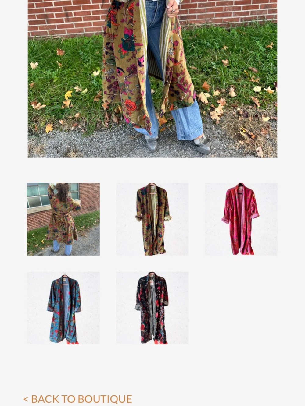Floral Patterned Long Sweater Cardigan - Picture 12 of 12